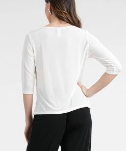 Jostar Non Iron ( Acetate ) Non Iron Quarter Sleeve Scoop Top-134AY-QRS1