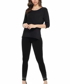 Quarter Sleeves Jostar Women's Stretch Scoop Neckline Quarter Sleeve Top-134BN-QRS1