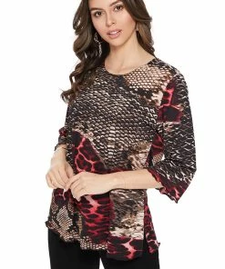 Jostar Quarter Sleeves BG Merrow Top Quarter Sleeve Print-158BG-QRP1-W179