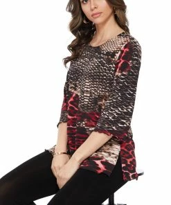 Jostar Quarter Sleeves BG Merrow Top Quarter Sleeve Print-158BG-QRP1-W179