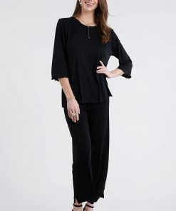 Jostar Women's Stretch Merrow Quarter Sleeve Top-158BN-QRS1