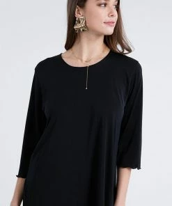 Jostar Women's Stretch Merrow Quarter Sleeve Top-158BN-QRS1