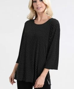 Jostar Women's Stretchy Merrow Top Three Quarter Print-158BN-QRP1-W990