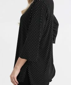 Jostar Women's Stretchy Merrow Top Three Quarter Print-158BN-QRP1-W990