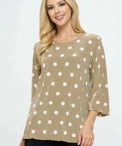 Jostar Tops Stretchy Merrow Top Three Quarter Print-158BN-QRP1-W360