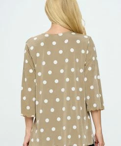 Jostar Tops Stretchy Merrow Top Three Quarter Print-158BN-QRP1-W360