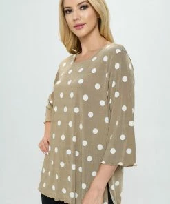 Jostar Tops Stretchy Merrow Top Three Quarter Print-158BN-QRP1-W360