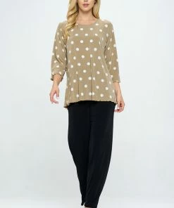 Jostar Tops Stretchy Merrow Top Three Quarter Print-158BN-QRP1-W360