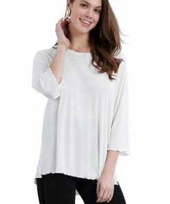 Jostar Women's Stretch Merrow Quarter Sleeve Top-158BN-QRS1