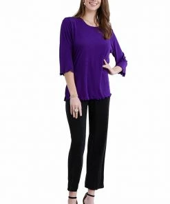 Jostar Women's Stretch Merrow Quarter Sleeve Top-158BN-QRS1