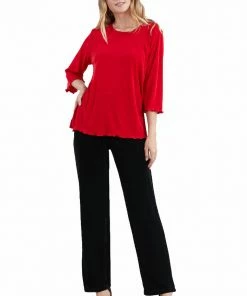 Jostar Women's Stretch Merrow Quarter Sleeve Top-158BN-QRS1
