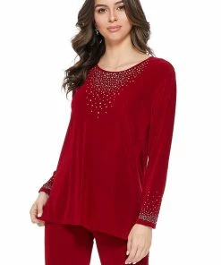 Jostar Acetate Americana Top With Rhinestones-193AY-LRS1-R-R077 Non Iron ( Acetate )
