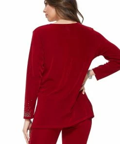 Jostar Acetate Americana Top With Rhinestones-193AY-LRS1-R-R077 Non Iron ( Acetate )