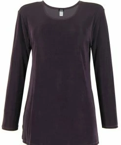 Jostar Non Iron ( Acetate ) Non Iron Long Sleeve Scoop Neck Top-193AY-LRS1