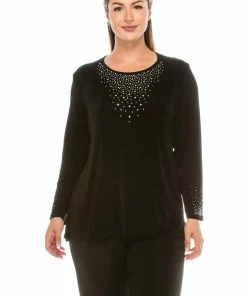 Jostar Acetate Americana Top With Rhinestones-193AY-LRS1-R-R077 Non Iron ( Acetate )