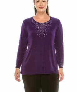 Jostar Acetate Americana Top With Rhinestones-193AY-LRS1-R-R077 Non Iron ( Acetate )