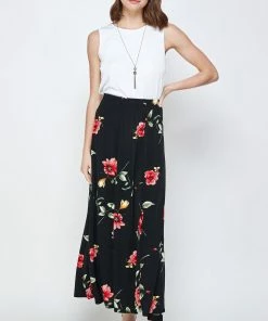 Skirts Jostar Women's Stretchy Flare Skirt-602BN-ARP2-W215