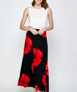 Jostar Women's Stretchy Flare Skirt-602BN-ARP2-W113