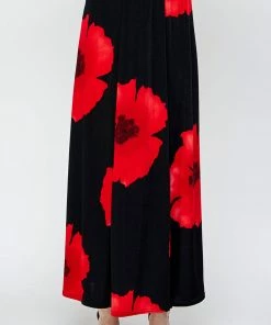 Jostar Women's Stretchy Flare Skirt-602BN-ARP2-W113