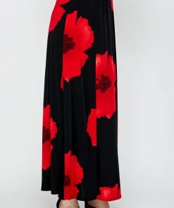 Jostar Women's Stretchy Flare Skirt-602BN-ARP2-W113