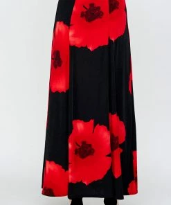 Jostar Women's Stretchy Flare Skirt-602BN-ARP2-W113