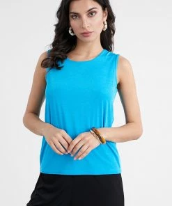 Jostar Stretch Basic Tank Top Sleeveless Plus Size -211BN-TX