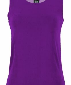 Jostar Stretch Basic Tank Top Sleeveless Plus Size -211BN-TX