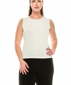 Jostar Stretch Basic Tank Top Sleeveless Plus Size -211BN-TX