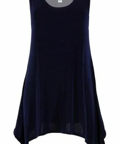 Jostar Women's Non Iron Side Drop Tank Tunic-230AY-TRS1 Non Iron ( Acetate )