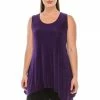 Jostar Women's Non Iron Side Drop Tank Tunic-230AY-TRS1 Non Iron ( Acetate )