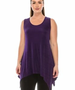 Jostar Women's Non Iron Side Drop Tank Tunic-230AY-TRS1 Non Iron ( Acetate )