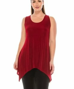 Jostar Women's Non Iron Side Drop Tank Tunic-230AY-TRS1 Non Iron ( Acetate )