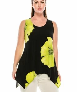 Jostar HIT Shark Bite Hem Tank -257HT-TRP1-W113 Tops