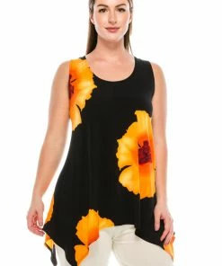 Jostar HIT Shark Bite Hem Tank -257HT-TRP1-W113 Tops