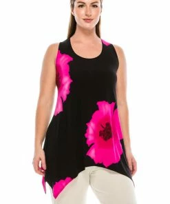 Jostar HIT Shark Bite Hem Tank -257HT-TRP1-W113 Tops
