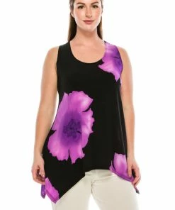 Jostar HIT Shark Bite Hem Tank -257HT-TRP1-W113 Tops