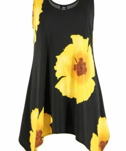 Jostar HIT Shark Bite Hem Tank -257HT-TRP1-W113 Tops