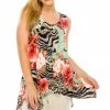 Jostar Women's HIT Side Drop Tank Tunic Plus Print, 230HT-TXP-W209