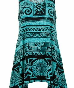 Tops Jostar Women's HIT Side Drop Tank Tunic Plus Print, 230HT-TXP-W901