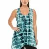Jostar Women's Rayon Side Drop Tank Tunic Print-230RY-TRP1-W996 Sleeveless