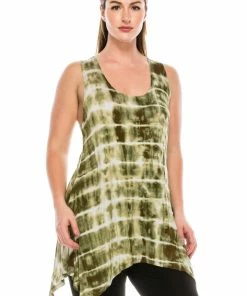 Jostar Women's Rayon Side Drop Tank Tunic Print-230RY-TRP1-W996 Sleeveless