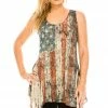 Jostar Online Jostar Women's HIT Sublimation Tank Tunic Sublimation Rhinestones, 232HT-TXU1-R-U169 Tops