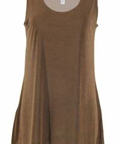 Jostar Tops Stretch Vented Tunic Tank Sleeveless-241BN-TRS1