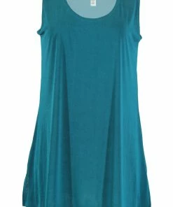 Jostar Tops Stretch Vented Tunic Tank Sleeveless-241BN-TRS1