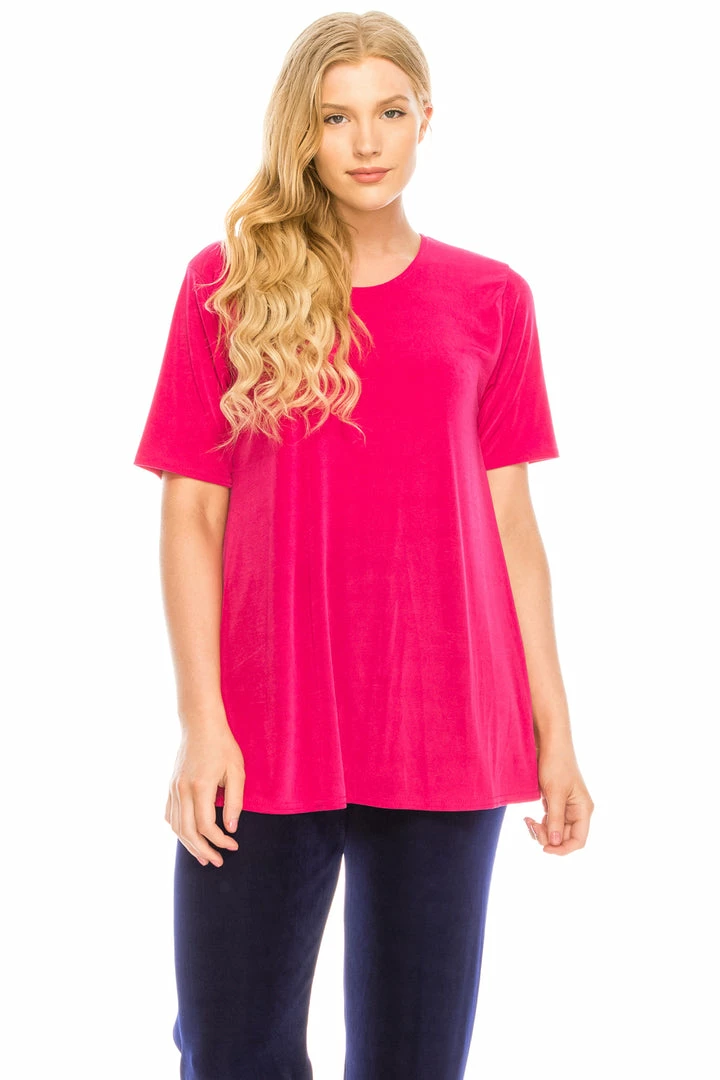 Jostar Tops Stretch Short Sleeve Vented Top -242BN-SRS1