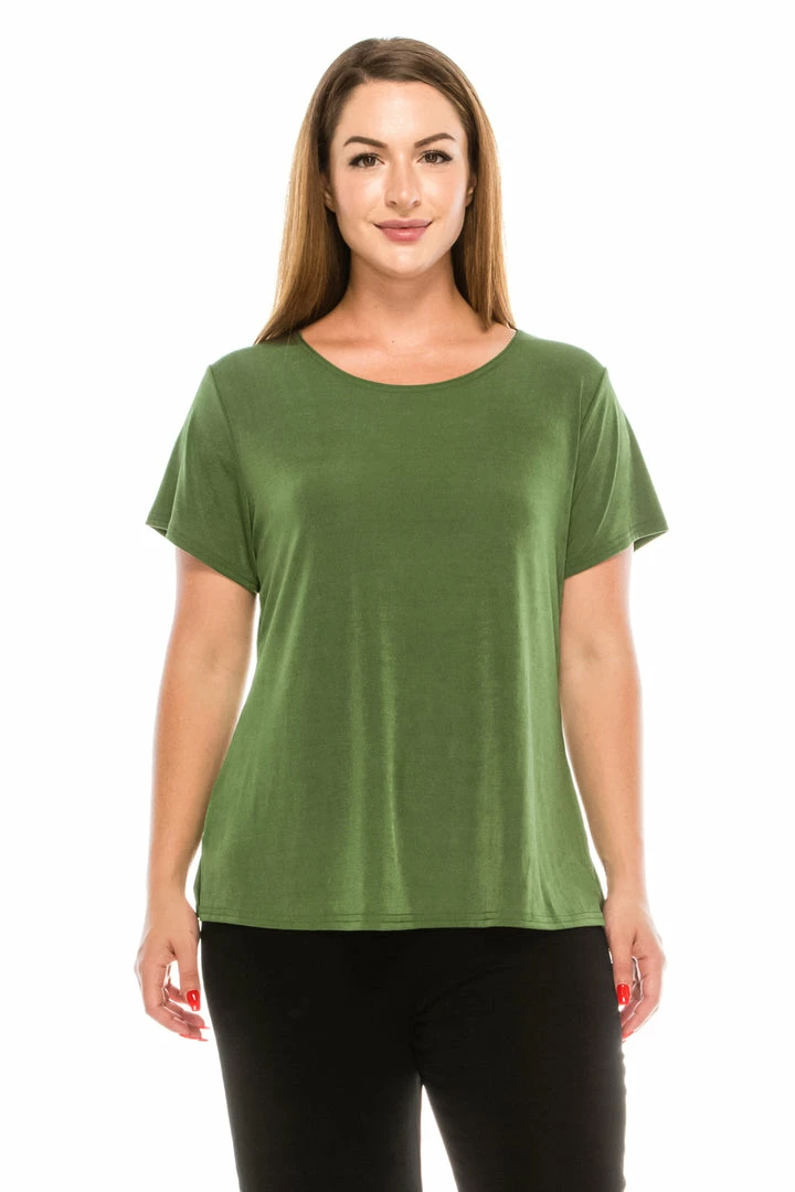 Jostar Tops Stretch Short Sleeve Vented Top -242BN-SRS1