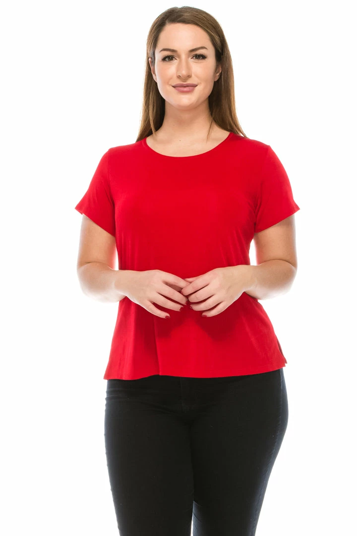 Jostar Tops Stretch Short Sleeve Vented Top -242BN-SRS1
