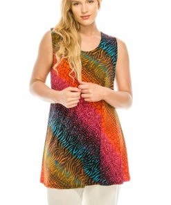 Jostar HIT Flair Straight Bottom Tank TopPrint-250HT-TRP1-W182