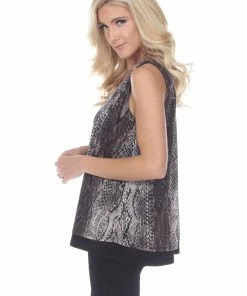 Jostar Women's Mesh Romance Layer Tank-252MR-TRP1-C-W238 Tops