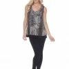 Jostar Women's Mesh Romance Layer Tank-252MR-TRP1-C-W238 Tops